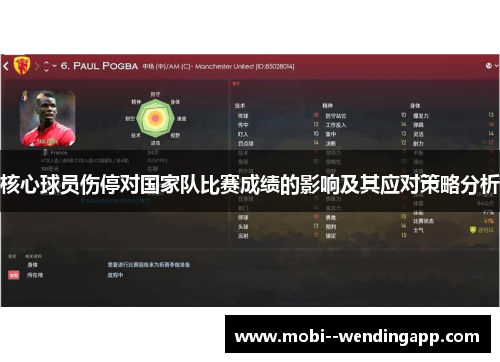 核心球员伤停对国家队比赛成绩的影响及其应对策略分析